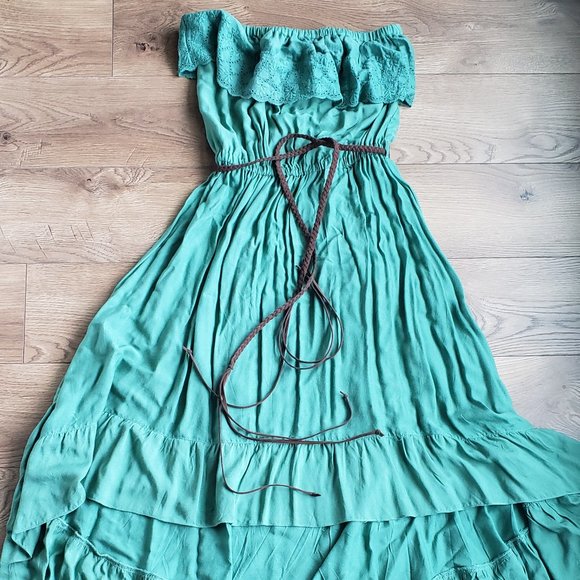 Rodeo Time! western Women's Strapless Summer Dress. - Picture 1 of 12